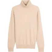 GOBI Cashmere Pull-over 'Men's Essential Turtleneck Cashmere Sweater' beige