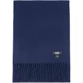 GOBI Cashmere Écharpe 'Unisex Cashmere Fringed Scarf' bleu marine