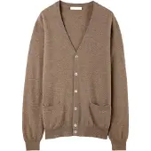 GOBI Cashmere Vestes en maille taupe