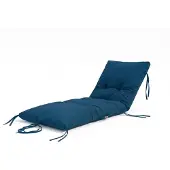 Deco Arts Coussin bain de soleil 185 x55cm Bleu pétrole