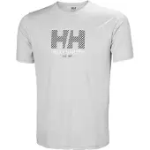 Helly Hansen HH Tech Graphic T-Shirt 2.0, homme, gris clair