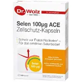 Dr. Wolz Sélénium ACE 100 mcg 60 jours - Boîte pour 2 mois, 60 gélules