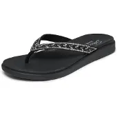 SKECHERS Tongs 'Meditation Luxe' noir