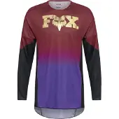 FOX Maillot de motocross 360 Drip, rouge foncé/noir, taille S