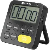 Hendi Minuteur , noir, 82x20x(H)88mm