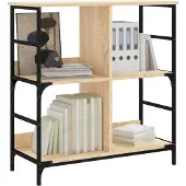 vidaXL Bibliothèque Chêne Sonoma 78,5x33x153 Cm Bois D'ingénierie