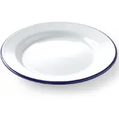 Hendi Assiette, Assiettes, Blanc, Bleu
