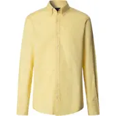 Hackett pour homme. HM3010539 Chemise de tailleur de coupe Oxford jaune (S), Casuel, Fête, Coton, Classique, Manche longue