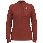 Odlo Fli Half Zip Fleece Orange M Femme