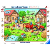Ravensburger 6582 Puzzle Ma petite ferme 24 pièces 6582