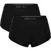 Super.natural Tundra 175 Boyfriend Boxers 2 Units Noir XS Femme