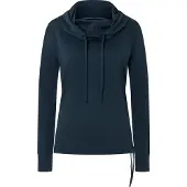 Super.natural Funnel Bio Hoodie Bleu L Femme