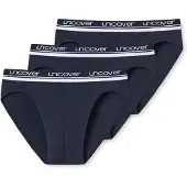 Schiesser Slip 'Rio' bleu foncé / blanc