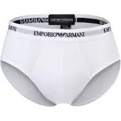 Emporio Armani Em000258_af14132 Slips 3 Units Blanc S Homme