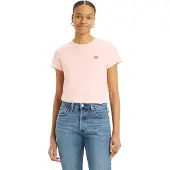 Levi's T-shirt rose pastel / rouge rubis / blanc