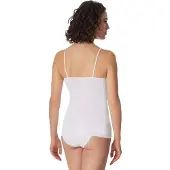 Schiesser Maillot de corps noir / blanc cassé