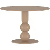 Venture Home Table à manger ronde Boule Beige