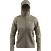 Salewa Puez Rocca Polarlite Hoodie Fleece Vert S Femme