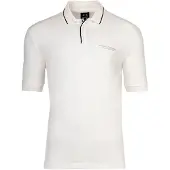 Armani Exchange pour homme. XM001557AF10363U0009 Polo Elastique blanc (XXL), Casuel, Coton, Manche courte