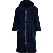 Emporio Armani Peignoir long bleu / bleu marine