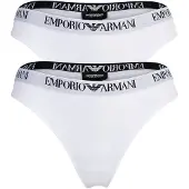 Emporio Armani Ew000402_af13033 Thong 2 Units Blanc XL Femme