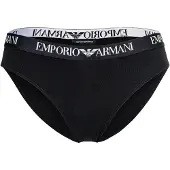Emporio Armani pour femme. EW000403_AF13033 Lot de 2 culottes Marca noir (M), Homewear, Coton