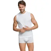 Schiesser Maillot de corps blanc