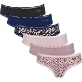 Sloggi Slip bleu / mélange de couleurs / rose / noir