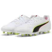 Puma Chaussure de foot 'KING 20 PLAY' jaune / rouge / noir / blanc