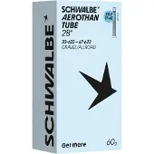 Schwalbe Aerothan Scv17-ae 28´´ Click Dunlop 60 Mm Inner Tube Clair 28´´ / 33-47