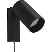 Licht-Erlebnisse Applique murale LED MONO 7786 acier, noir