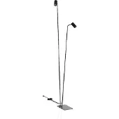 Lyora Lampe de lecture noire Mono 2 lumières