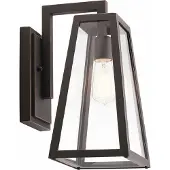 Kichler Applique d'extérieur Delison, bronze foncé, 1xE27x60W, aluminium, dimensions : 35,7 x 20,3 x 25,4 cm, IP44,