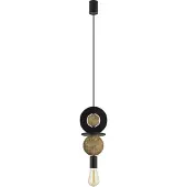 Nowodvorski Lighting Suspension décorative avec éléments en bois 1xE27 25W DROPS WOOD E 11177