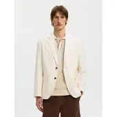 Selected Veste de costume blanc cassé