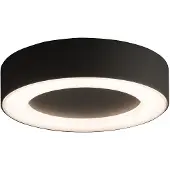 Nowodvorski Lighting Plafonnier LED MERIDA, graphite et aluminium 9514