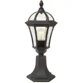 Elstead Lighting Lampe sur pied rétro noire E27 60W Ledbury pour l'extérieur