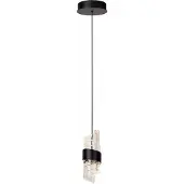 Lucide KLIGANDE LED 7W lampe spot en verre glamour noir