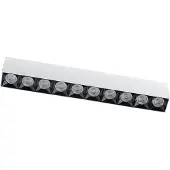 Nowodvorski Lighting Spot LED MIDI blanc 40 W, blanc neutre, 3 500 lm, aluminium, dimensions : 6,6 x 38,5 x 4,2 cm, IP20,
