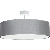 Nowodvorski Lighting Lustre VIOLET blanc et gris, 3xE27x25W, tissu, dimensions : 28,5x50x50 cm, IP20, Lighting