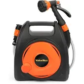 Famanu Petit dévidoir 10 m, 7 modes, réglable, outils de jardinage