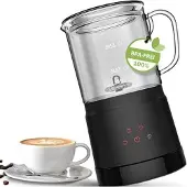 OEM Mousseur à lait électrique noir avec 4 modes