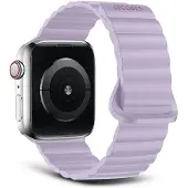 Decoded Kellarihm Apple Watch 42/44/45mm, silikoon, magnet, Lavender (Silicone), Sangles de montre, Violet
