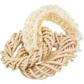 Trixie Anneaux pour rongeurs, loofah, rotin, feuille de maïs, ø 13 cm