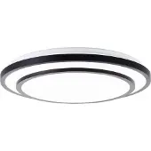Brilliant Plafonnier noir Luciano Ø 49,5 cm