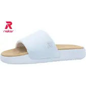 Rieker Mule beige / bleu clair