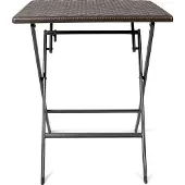 Famanu Table de jardin en bois pour terrasse et balcon