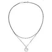 KUZZOI Chaîne 'Geo' argent