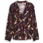 Tom Tailor 1049542 Long Sleeve Blouse Marron 48 Femme