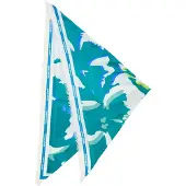 s.Oliver Foulard bleu cyan / mélange de couleurs